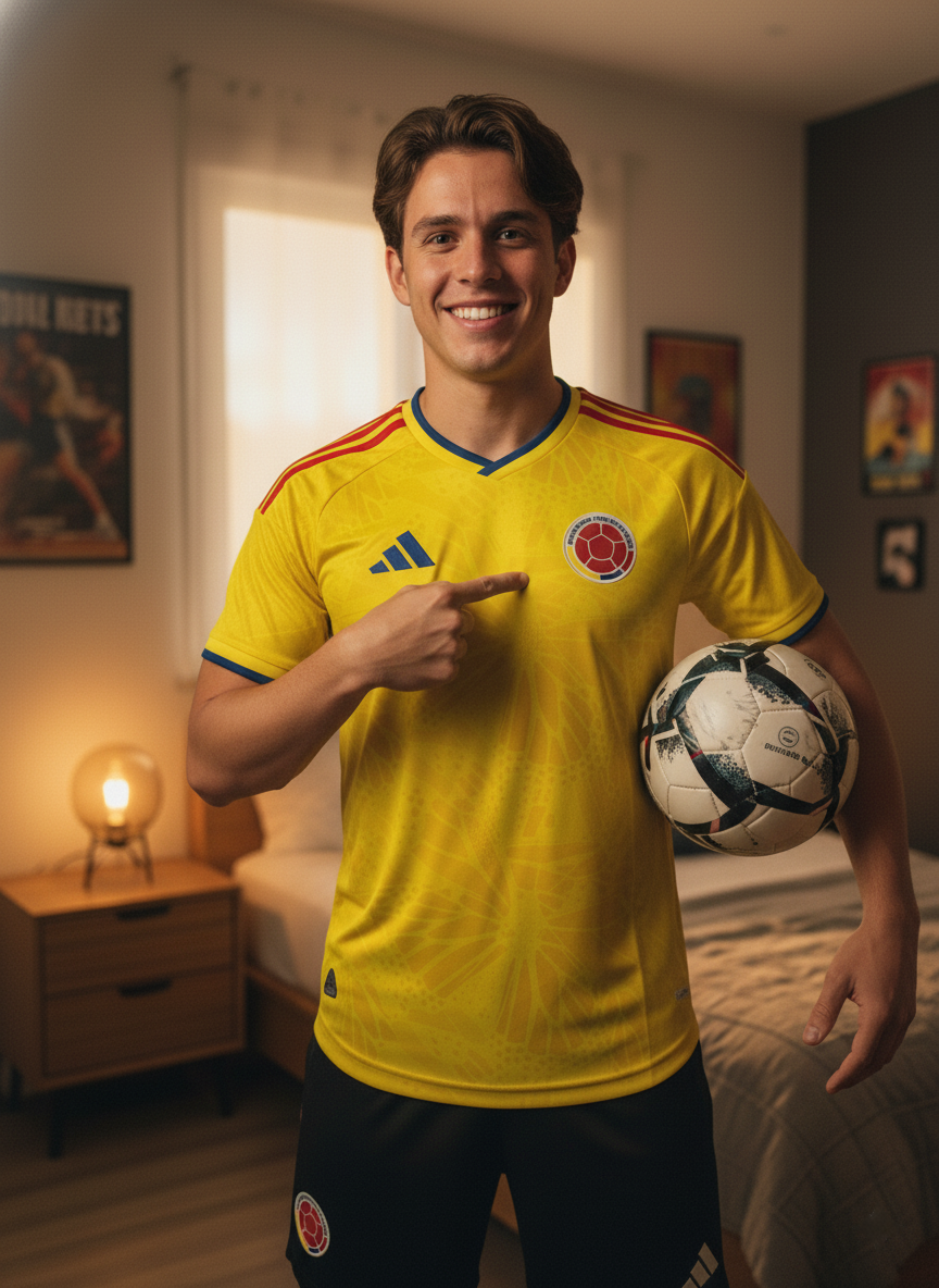 Vista 2 de CAMISETA COLOMBIA MUNDIAL 2026 - TALLA: S